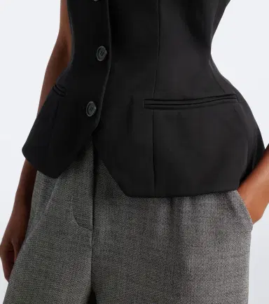 Magda Butrym Silk and cashmere vest | Thumbnail 6