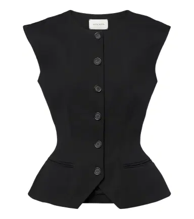 Magda Butrym Silk and cashmere vest | Thumbnail 1