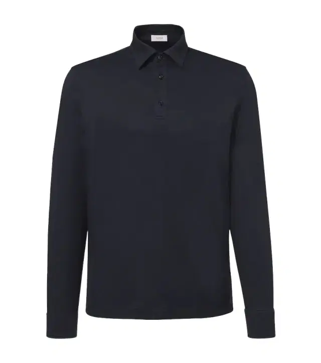 AGNONA Cotton and silk polo shirt