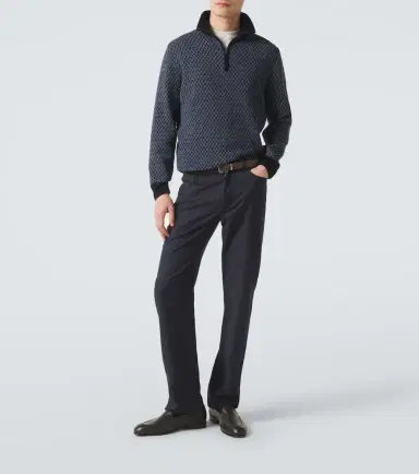 AGNONA Cashmere, wool, and silk half-zip sweater | Thumbnail 5 AGNONA Cashmere, wool, and silk half-zip sweater | Thumbnail 5