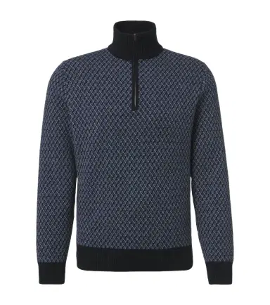 AGNONA Cashmere, wool, and silk half-zip sweater | Thumbnail 1 AGNONA Cashmere, wool, and silk half-zip sweater | Thumbnail 1