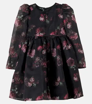 Petite Amalie Floral organza dress | Thumbnail 4