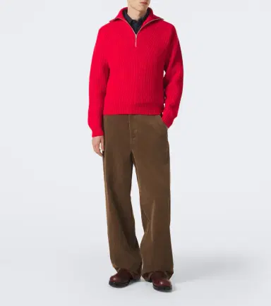 Jil Sander Cotton corduroy wide-leg pants | Thumbnail 4