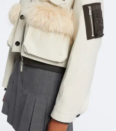 Sacai Wool blouson jacket | Thumbnail 5