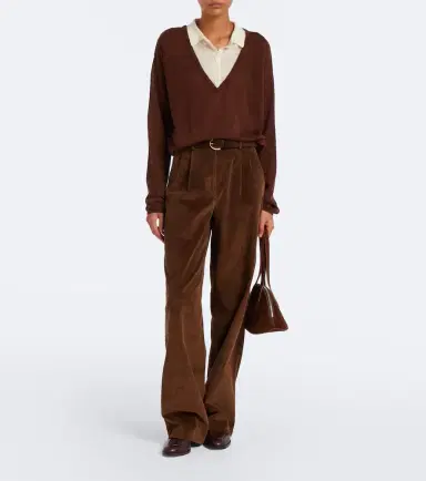 Aya Muse Eirae paneled linen-blend sweater | Thumbnail 2 Aya Muse Eirae paneled linen-blend sweater | Thumbnail 2