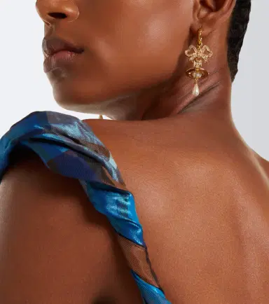 Vivienne Westwood Rigoberta embellished faux pearl earrings | Thumbnail 6 Vivienne Westwood Rigoberta embellished faux pearl earrings | Thumbnail 6