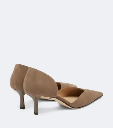Victoria Beckham Victoria Angle D'Orsay suede pumps | Thumbnail 3 Victoria Beckham Victoria Angle D'Orsay suede pumps | Thumbnail 3