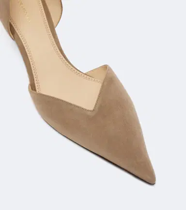 Victoria Beckham Victoria Angle D'Orsay suede pumps | Thumbnail 4 Victoria Beckham Victoria Angle D'Orsay suede pumps | Thumbnail 4
