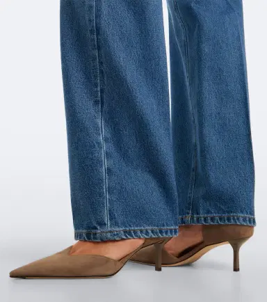 Victoria Beckham Victoria Angle D'Orsay suede pumps | Thumbnail 6 Victoria Beckham Victoria Angle D'Orsay suede pumps | Thumbnail 6