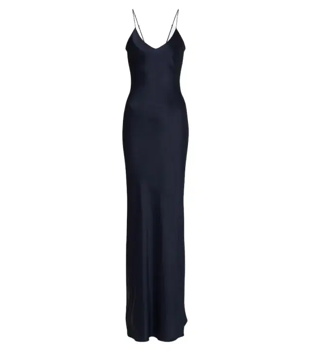 Nili Lotan Cami silk satin slip dress