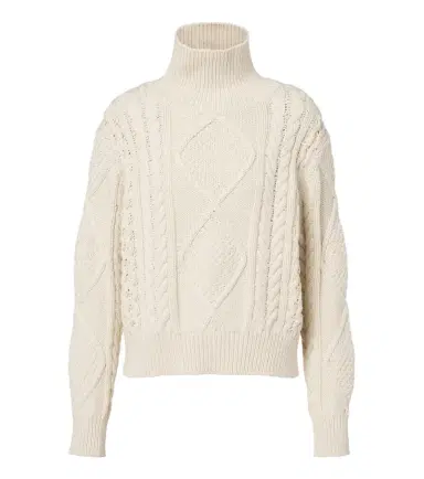 Nili Lotan Kimmy cable-knit cotton and cashmere sweater | Thumbnail 1