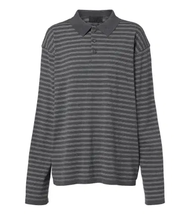 Nili Lotan Striped cotton jersey polo shirt | Thumbnail 1