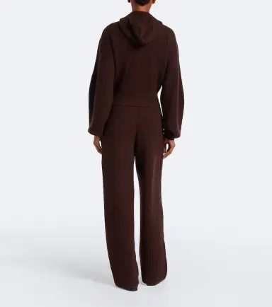 Sportmax Ribbed-knit wool and cashmere wide-leg pants | Thumbnail 2