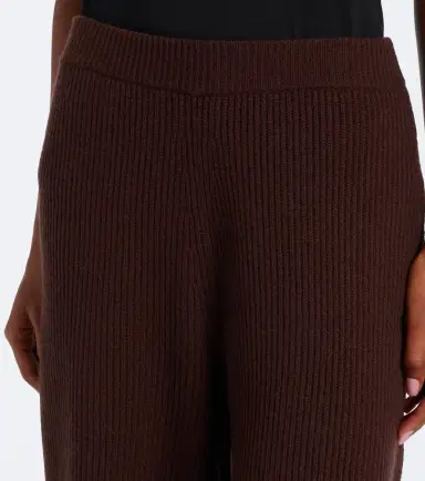 Sportmax Ribbed-knit wool and cashmere wide-leg pants | Thumbnail 5