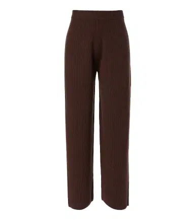 Sportmax Ribbed-knit wool and cashmere wide-leg pants | Thumbnail 1