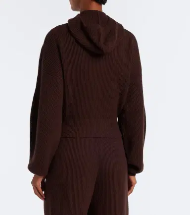 Sportmax Ribbed-knit wool and cashmere cardigan | Thumbnail 4