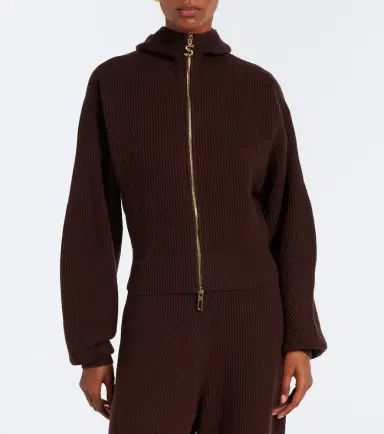 Sportmax Ribbed-knit wool and cashmere cardigan | Thumbnail 5