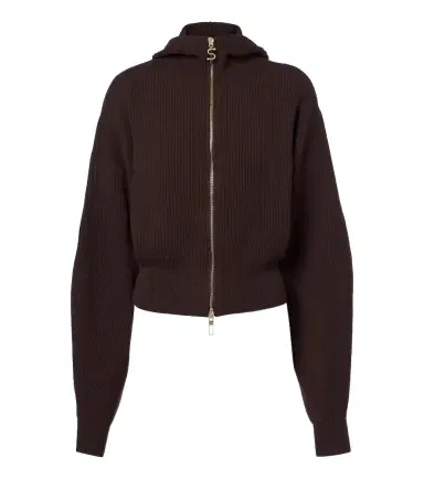 Sportmax Ribbed-knit wool and cashmere cardigan | Thumbnail 1