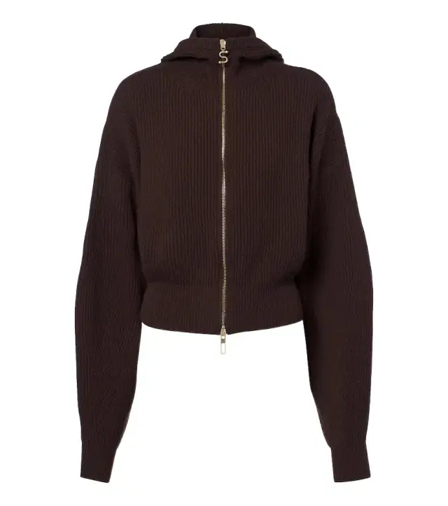 Sportmax Ribbed-knit wool and cashmere cardigan