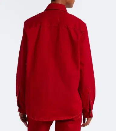 AMI PARIS Ami de Caur cotton twill shirt | Thumbnail 4