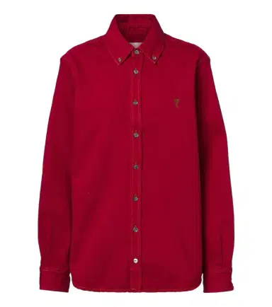 AMI PARIS Ami de Caur cotton twill shirt | Thumbnail 1