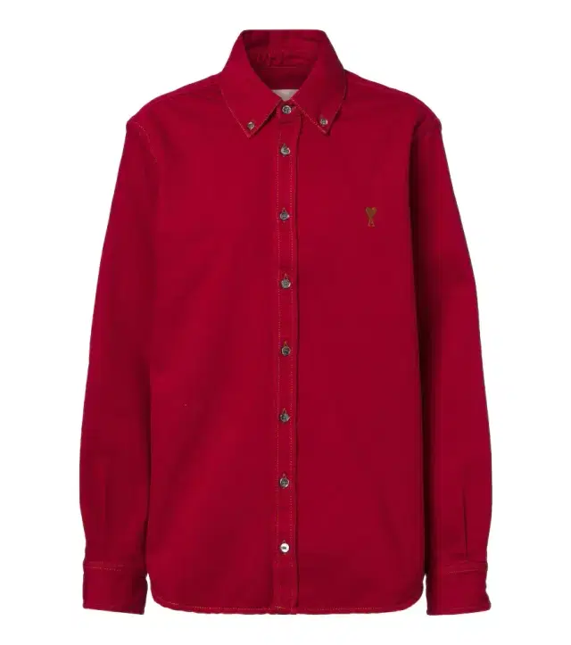 Ami Paris Ami de Caur cotton twill shirt