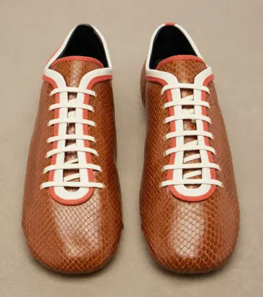 Dries Van Noten Snake-effect leather sneakers | Thumbnail 2 Dries Van Noten Snake-effect leather sneakers | Thumbnail 2