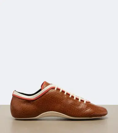 Dries Van Noten Snake-effect leather sneakers | Thumbnail 3 Dries Van Noten Snake-effect leather sneakers | Thumbnail 3