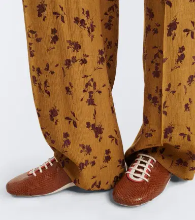 Dries Van Noten Snake-effect leather sneakers | Thumbnail 6 Dries Van Noten Snake-effect leather sneakers | Thumbnail 6