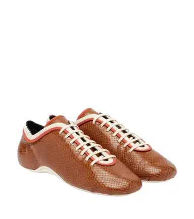Dries Van Noten Snake-effect leather sneakers | Thumbnail 1 Dries Van Noten Snake-effect leather sneakers | Thumbnail 1