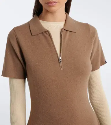 Extreme Cashmere N°497 Georgia cashmere-blend polo dress | Thumbnail 5 Extreme Cashmere N°497 Georgia cashmere-blend polo dress | Thumbnail 5