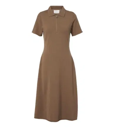 Extreme Cashmere N°497 Georgia cashmere-blend polo dress | Thumbnail 1 Extreme Cashmere N°497 Georgia cashmere-blend polo dress | Thumbnail 1