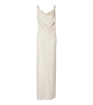 Coperni Draped open-back sequined maxi dress | Thumbnail 1
