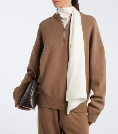 Extreme Cashmere N°496 Like cashmere-blend half-zip sweater | Thumbnail 6 Extreme Cashmere N°496 Like cashmere-blend half-zip sweater | Thumbnail 6