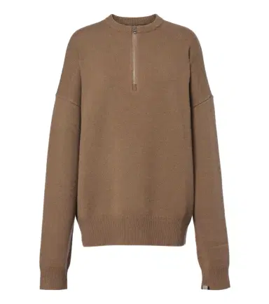 Extreme Cashmere N°496 Like cashmere-blend half-zip sweater | Thumbnail 1 Extreme Cashmere N°496 Like cashmere-blend half-zip sweater | Thumbnail 1