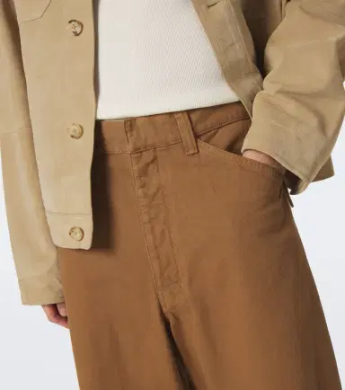Lemaire Cotton twill barrel-leg pants | Thumbnail 4 Lemaire Cotton twill barrel-leg pants | Thumbnail 4