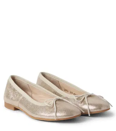 Pom d'Api Dory metallic leather ballet flat | Thumbnail 1