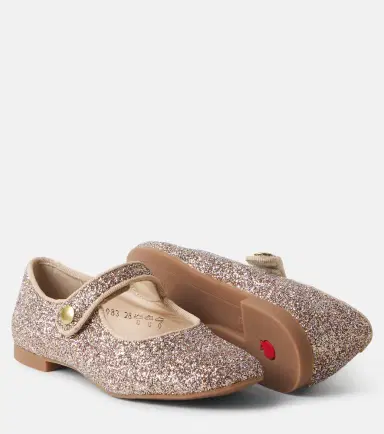 Pom d'Api Daisy Baby glitter Mary Jane flats | Thumbnail 2