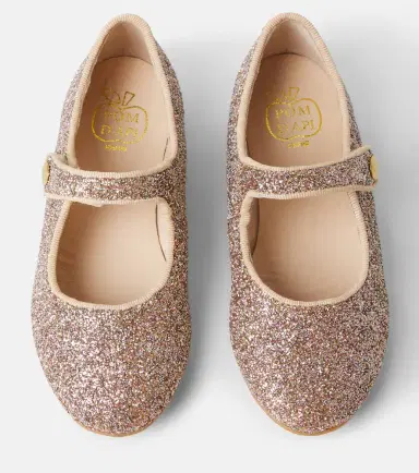 Pom d'Api Daisy Baby glitter Mary Jane flats | Thumbnail 3