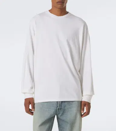A.PRESSE A. Presse Cotton and cashmere T-shirt | Thumbnail 4