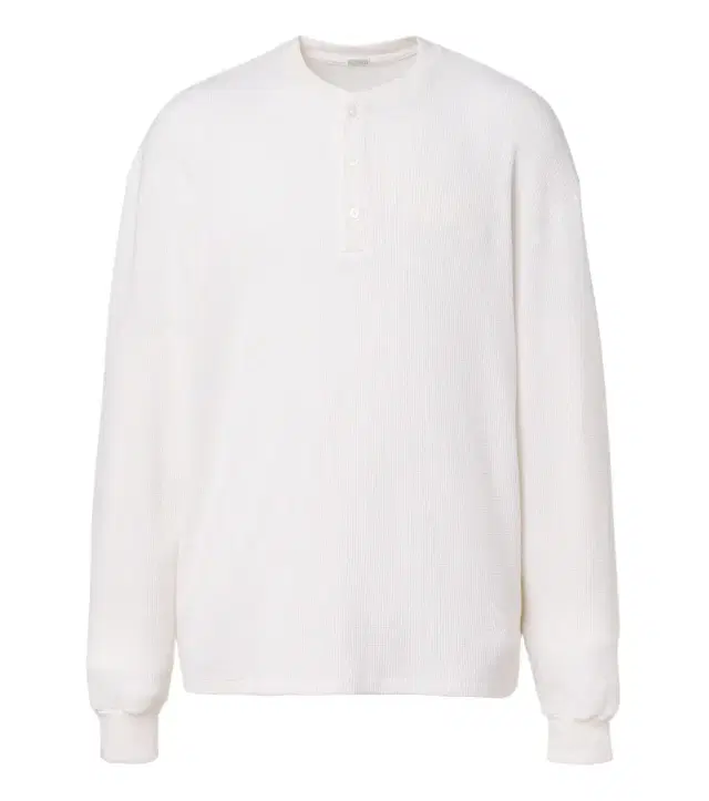 A.Presse A. Presse Waffle-knit cotton-blend Henley shirt
