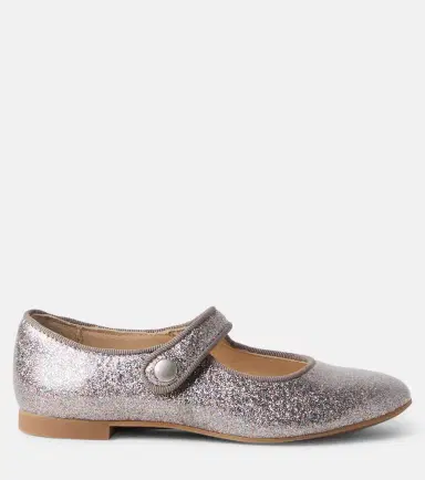 POM D'API Daisy Baby glitter Mary Jane flats | Thumbnail 2