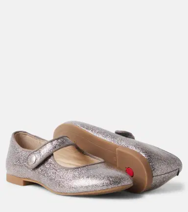 POM D'API Daisy Baby glitter Mary Jane flats | Thumbnail 5
