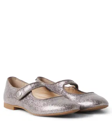 POM D'API Daisy Baby glitter Mary Jane flats | Thumbnail 1