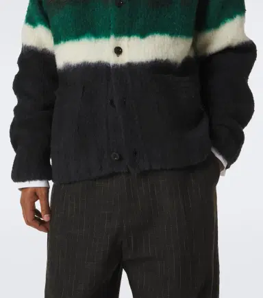Sacai Wool-blend polo sweater | Thumbnail 4