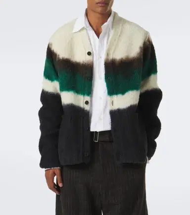 Sacai Wool-blend polo sweater | Thumbnail 5