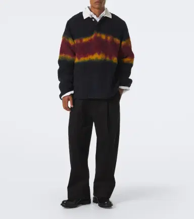 Sacai Knitted wool-blend cardigan | Thumbnail 2 Sacai Knitted wool-blend cardigan | Thumbnail 2