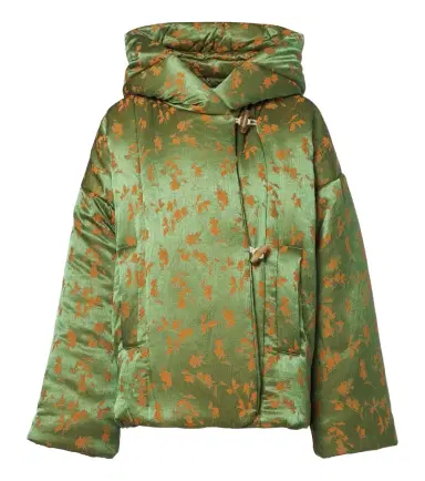 Dries Van Noten Floral jacquard puffer jacket | Thumbnail 1 Dries Van Noten Floral jacquard puffer jacket | Thumbnail 1