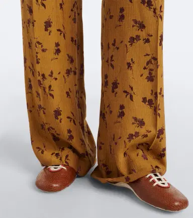 Dries Van Noten Floral wide-leg pants | Thumbnail 4