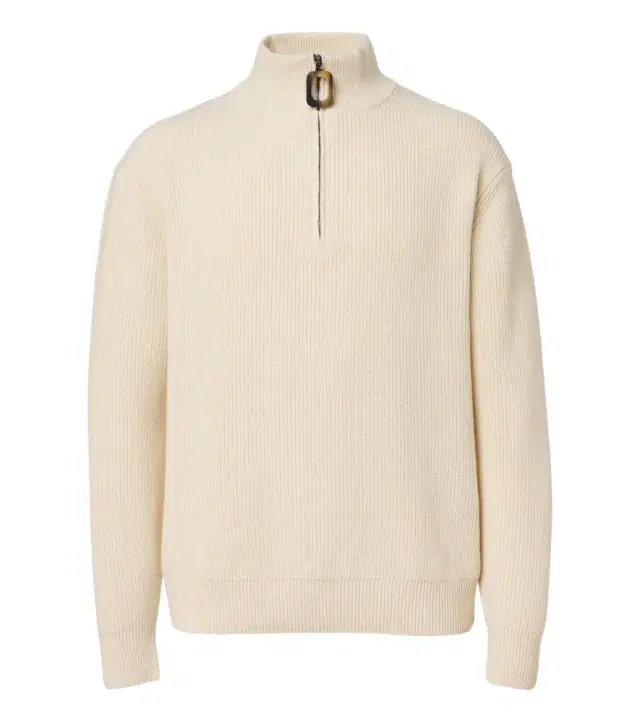 JW Anderson Ribbed-knit wool and cotton sweater